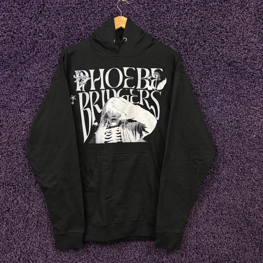Phoebe Bridgers Punisher Reunion Tour Emo-Folk Rock Hoodie M